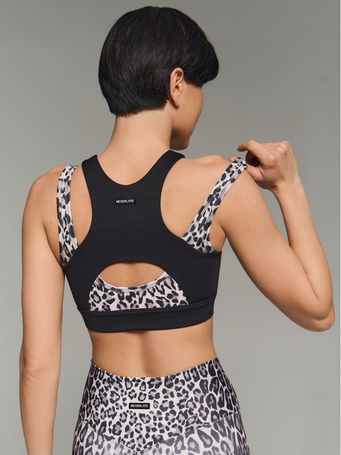 Спортивный топ-бра со средней поддержкой NEVERLATE | Одежда для спорта ...