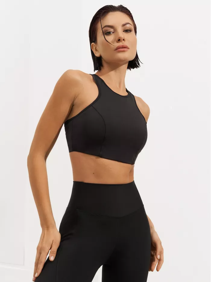 Спортивный топ-бра со средней поддержкой NEVERLATE | Одежда для спорта ...